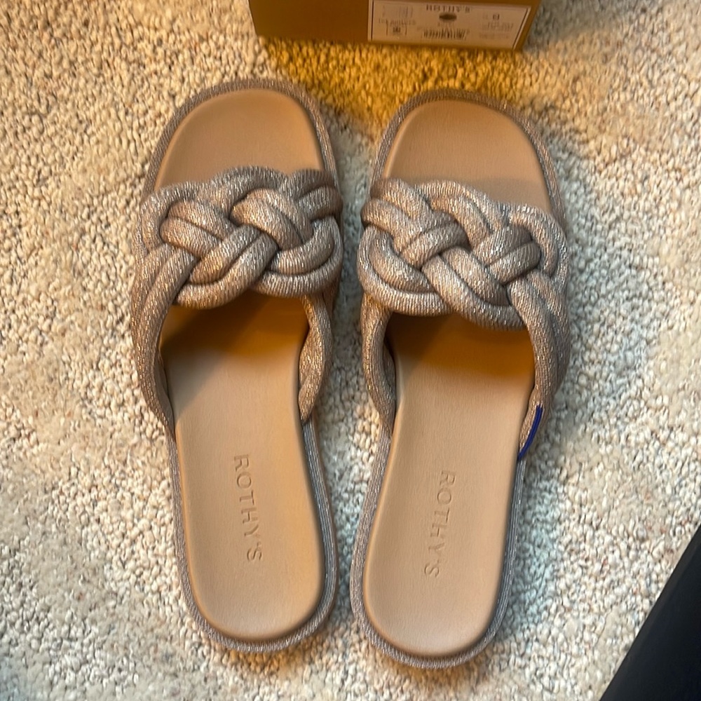Rothy’s summer sandal worn 1 time, will sell with box. Paid $125